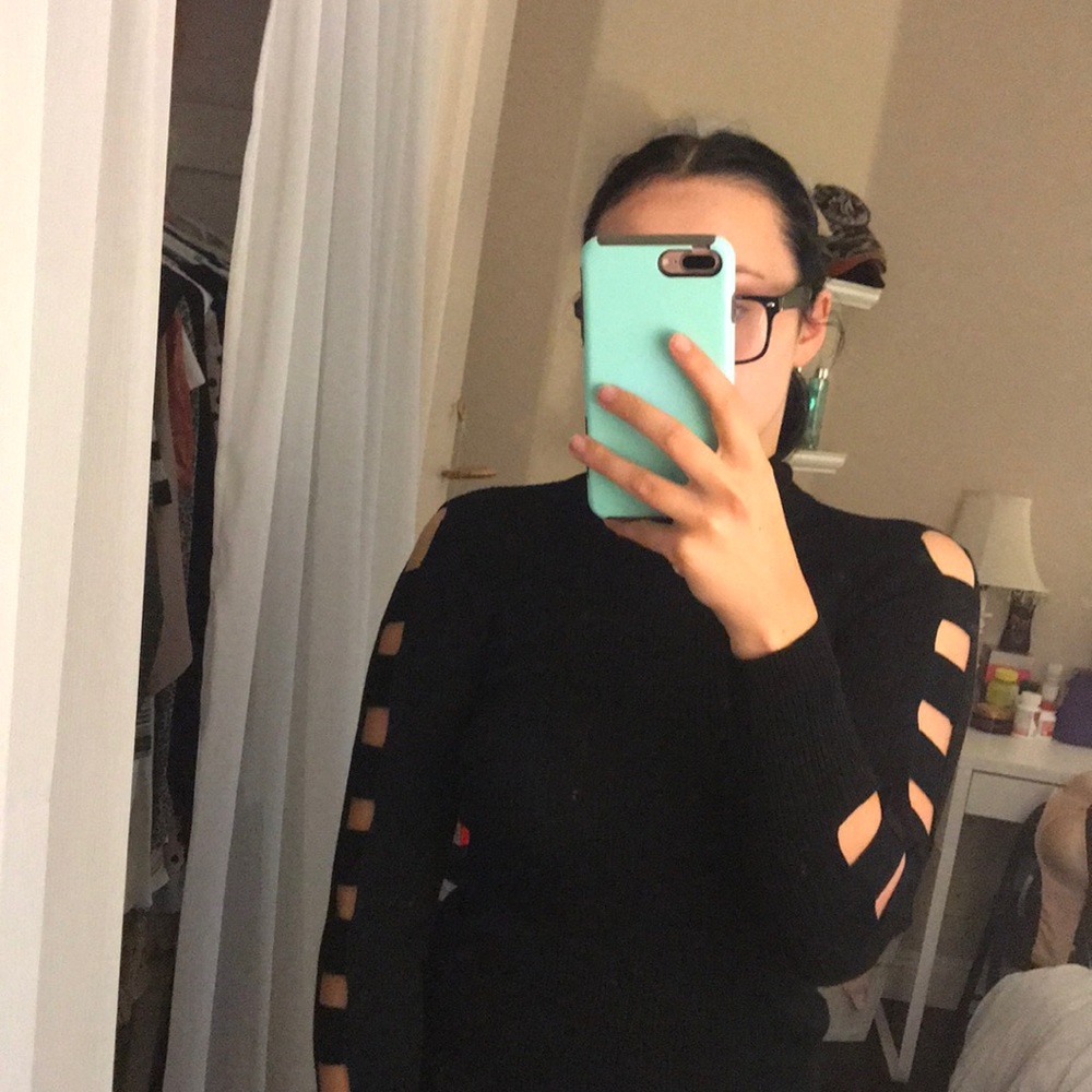 Mock neck long sleeve